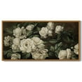 thumbnail image 4 of Drsoum Vintage Wall Art Rose Flower Landscape Painting Retro White Floral Scenery Farmhouse Kitchen Living Room Decor 8x16in Natural Framed, 4 of 8