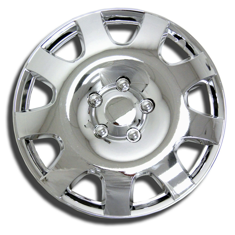 Set of 4 Chrome Finish Hubcaps 16" WSC502C16 Hub Caps Wheel Skin