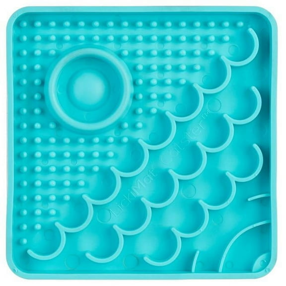 Innovative Pet Products 136395 Turquoise Cat Feeder