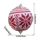 thumbnail image 4 of Caja de tela tejida para decoración de árbol de Navidad, suave y ligera, colgante con escena navideña (6 piezas), 4 of 7