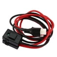 thumbnail image 1 of 1m 30A fusible 6 pines Cable de alimentación de onda corta Cable de repuesto para Yaesu FT-857D Cable de extensión antioxidante Kearding TX1154-00, 1 of 2
