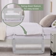 thumbnail image 5 of Evolur Snooze Shield Universal Swing-Down Guardrail, Gray, 5 of 12