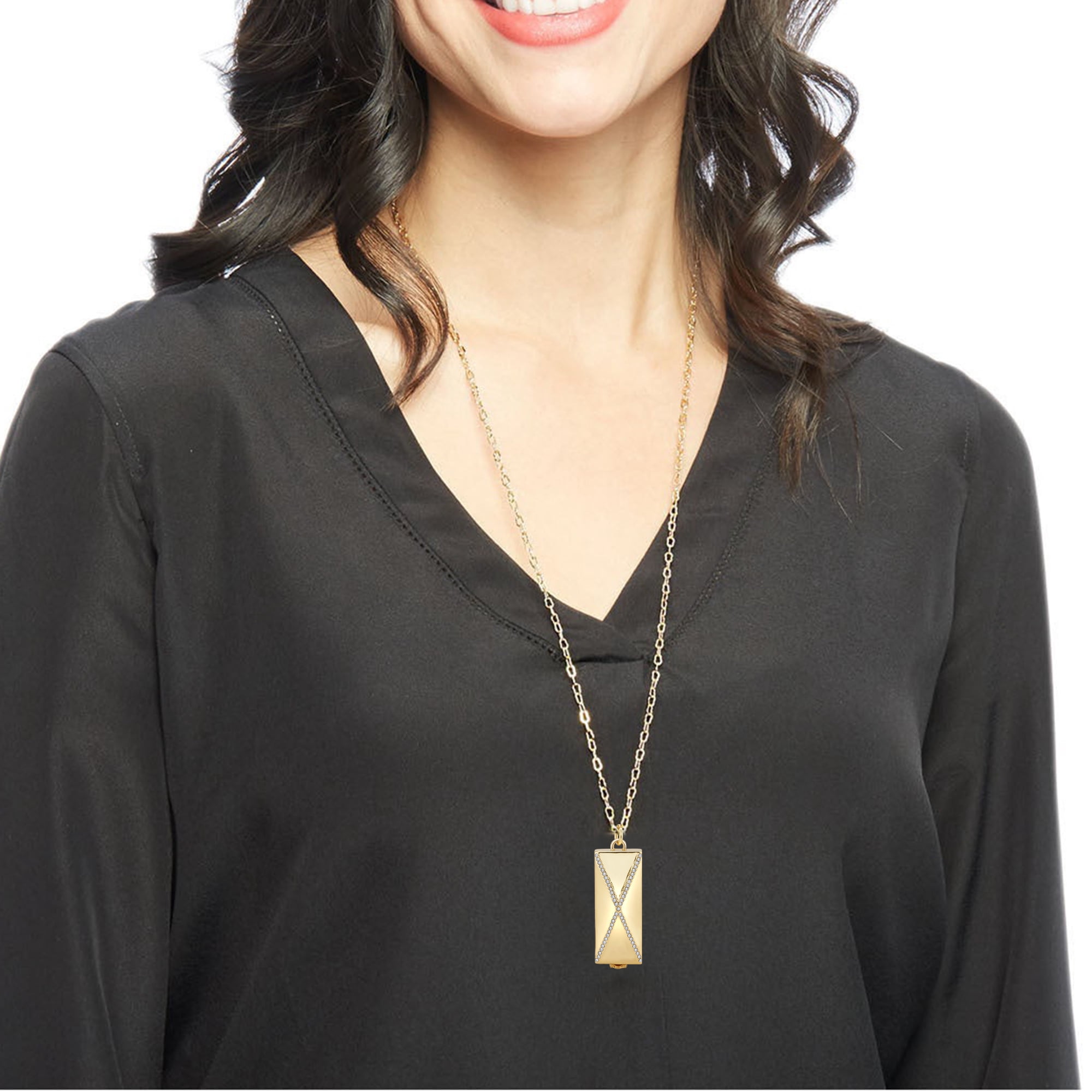 Yellow Ion-Plated X Enhancer Pendant for Fitbit Flex