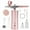 A1-Pink(25 PSI), variant on Saviland Super-Stable 25PSI Airbrush Kit for Airbrush Gel Nail Polish, Pink