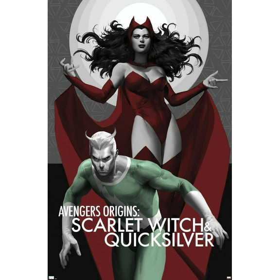 Marvel Comics - Scarlet Witch - The Scarlet Witch & Quicksilver #1 Wall Poster, 14.725" x 22.375"