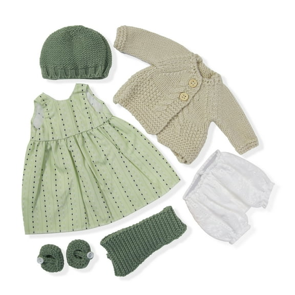 BlissfulPixie Handmade Waldorf Doll Clothes 12 inch clothing Set with Pretty Box Girl Christmas Birthday Gift-Cook's Clothes Accessories