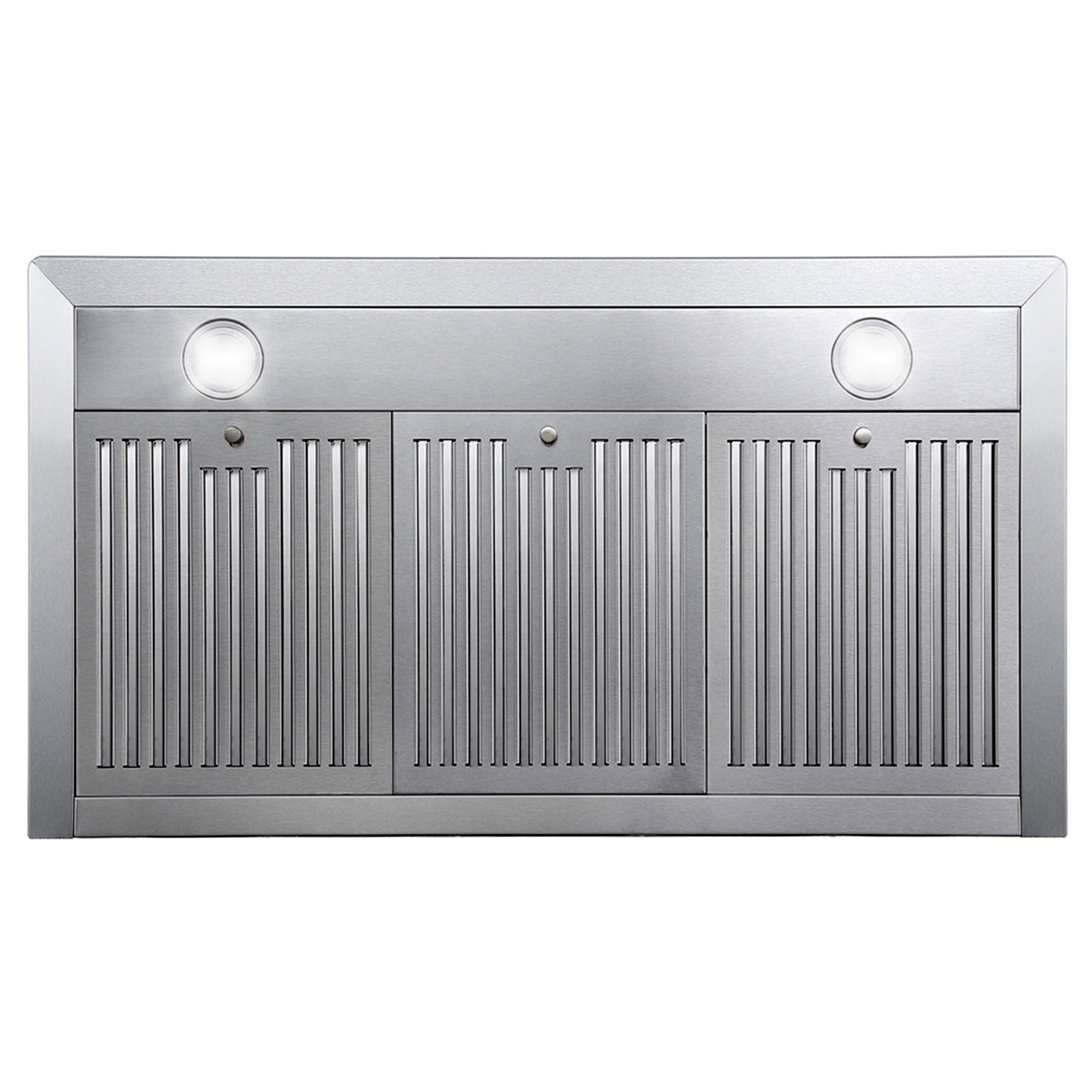 Cosmo 36 in. Ductless Wall Mount Range Hood in Stainless Steel with LED Lighting, Permanent Filters and Carbon Filter Kit