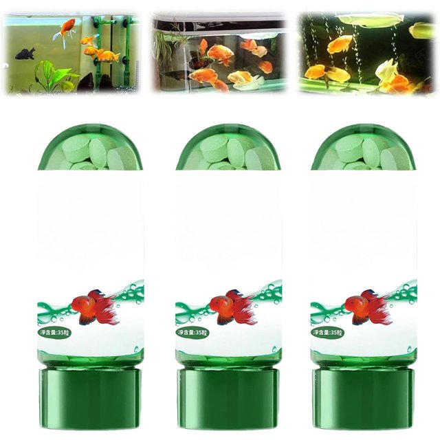 ZOUSSIQI Powerful Aquarium Water Purification Tablet,Advanced Aquarium Water Clarification Tablets,Rapid Remover for Fish Tanks,Water Purification Tablets for Fish Tank (3PCS) CA919-62217
