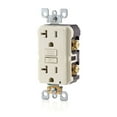 thumbnail image 2 of Leviton GFTR2-T 20 Amp, 125 Volt Tamper Resistant GFCI, Light Almond, 2 of 4