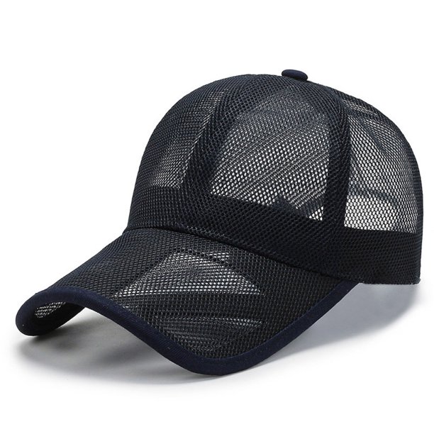 Gorra de béisbol de malla deportiva de verano para hombre, gorra de béisbol para mujer, gorra de sol de verano, gorra de verano, gorra de verano, ajustable, transpirable, de secado rápido