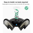 thumbnail image 3 of Tignapoo Foldable LED UFO Garage Light with Light Sensor, Waterproof, 60W, Warm White 3000K, Industrial Ceiling Lamp for Warehouses and Factories, 3 of 6