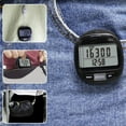 3D Sensing Pedometer 7 Day Memory Distance Exercise Time Target LCD Large Screen Pedometer
