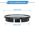 thumbnail image 4 of Unique Bargains Car Wheel Hub Center Caps for Volkswagen Golf 2015-2021 65mm 2.56"OD Plastic Black Front and Rear Wheels, 4 of 6