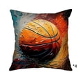 thumbnail image 2 of Fundas de cojín de lino para sofá y sala de estar – Fundas de almohada decorativas cuadradas de 45 cm con estampado de bolas, tejido de poliéster transpirable., 2 of 6