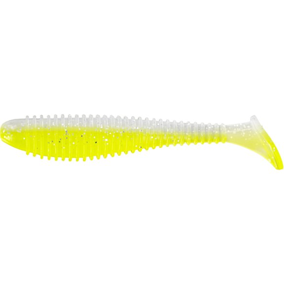 Big Bite Baits Pro Swimmer 3.3" Swimbait White Ice/Chartreuse