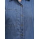 thumbnail image 5 of VESTIDO DE CAMISA DE MEZCLILLA PARA MUJER INSPIRE CHIC, MANGA CORTA, CON BOTONES, VESTIDO CASUAL MIDI AZUL S, 5 of 6