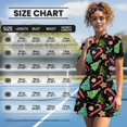 thumbnail image 5 of Psesaysky Christmas Tree Tennis Dress for Women Golf Dresses with Built in Shorts Pockets Sleeveless Workout Athletic Dresses,Candy Cane Print,XS-2XL, 5 of 7