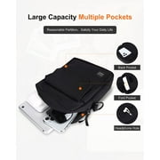 SYCNB Black Small Side Shoulder Bag Crossbody Bag For Men Women Mini Messenger Bag Satchel Bag Travel Purse Wallet Passport Holder Bag- Unisex