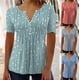 thumbnail image 3 of Camisetas informales para mujer, ropa de calle elegante, camisas cómodas para mujer, camiseta Vintage, ropa de moda Y2k, 3 of 4