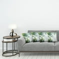 thumbnail image 3 of Ambesonne Nature Throw Pillow Cover 4 Pack, Sunbeams Shadows Idyllic, 24", Green White, 3 of 7