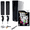 Black, variant on Restored Nintendo Wii Console Wii Game System White with Just Dance 1, 2 & 3, Two RetroFam Remotes & Nunchucks (Refurbished)