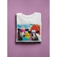 thumbnail image 3 of Image Conscious Super Cows Sweatshirt Mens -Porter Hastings Designs, Male XX-Large, 3 of 4