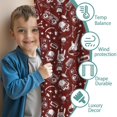 thumbnail image 3 of Blackout Kids Curtains,Red Skull Guitar Music Pattern Childrens Insulated Curtains Set Of 2,Bedroom Essentials,Toddler Room Decor 52"x63", 3 of 5