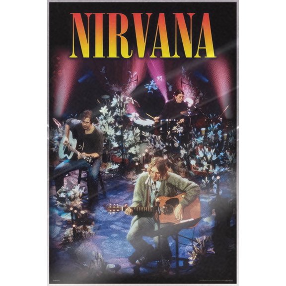 Nirvana - Music Poster (MTV Unplugged - Album Cover) (Size: 24" x 36") (Laminated Poster)