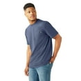 thumbnail image 3 of Dickies Men's Heavyweight Heathered Short Sleeve Pocket T-Shirt, Dark Denim Heather, M, 3 of 3