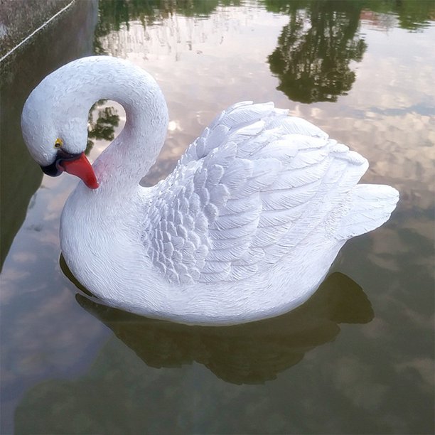 Ganfancp Adornos de Resina Artesanía de Jardín Decoraciones Acuáticas Ofertas y Liquidaciones 1X Pato de Resina