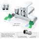 thumbnail image 4 of Chrome Bath Shower Faucet Bathtub Mixer Tap for Bath and Shower Single Lever Mixer Tap Wall Mounted Exposed, Universal 1/2'' Thread, 4 of 5