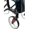 thumbnail image 5 of KMINA PRO - Tall Rollator Walker with Seat for Tall People (User Height 5'7" to 6'6" Approx.), Folding Rollators for Tall People, 5 of 7