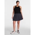 thumbnail image 3 of Avia Women's Pique Knit Pleated Bubble Hem Skort, Sizes XS-XXXL, 3 of 6
