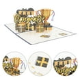 thumbnail image 2 of 2pcs Creative 3D Popup Greeting Card Graduation Themed Card Decorative Gift Card, 2 of 9