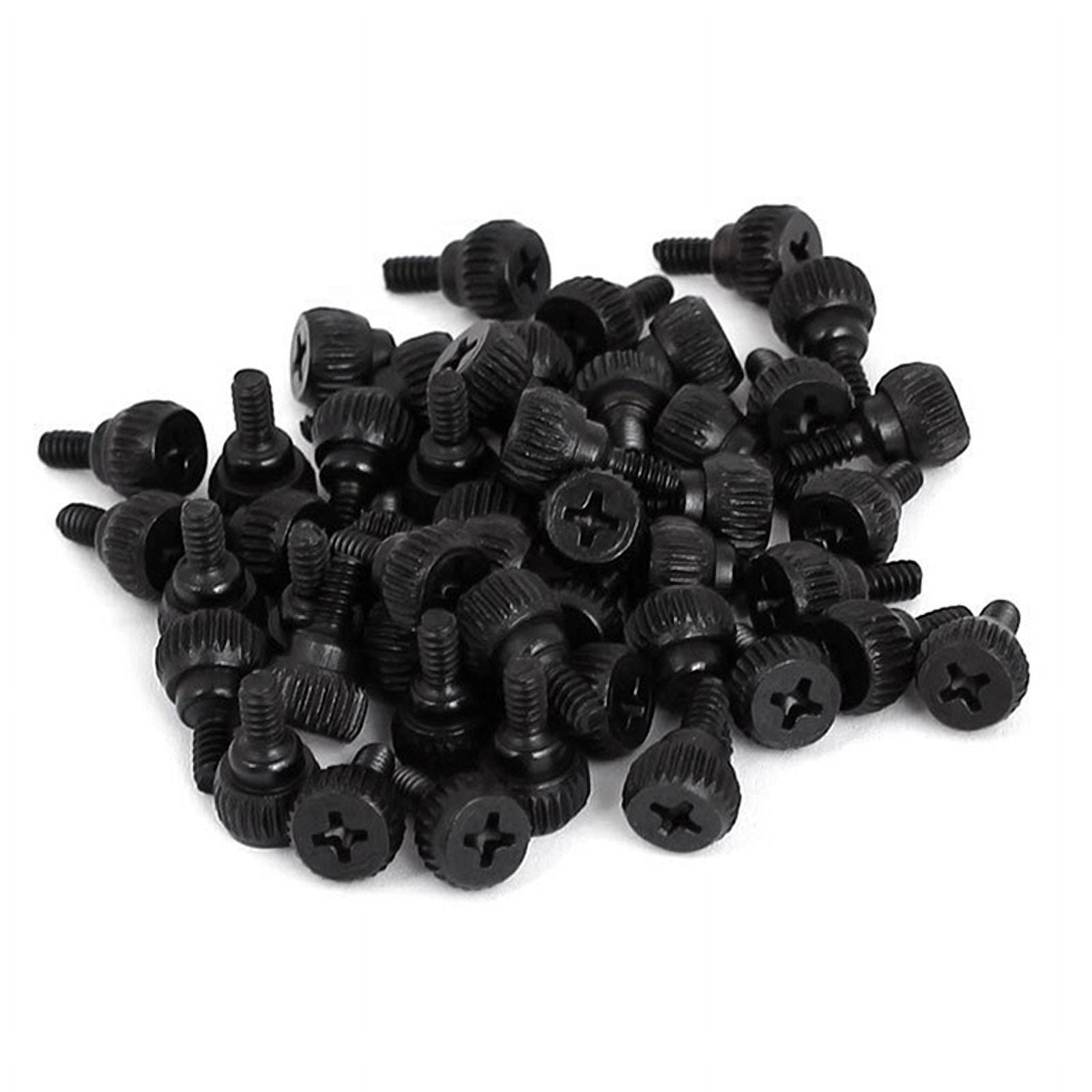PC Computer Case Thumbscrews M3.5 Thumb Screws Black 200 Pcs