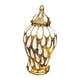 thumbnail image 1 of Tarro de jengibre de porcelana con tapa, tarros de almacenamiento, tarro de templo para arreglos florales de escritorio, M, 1 of 9