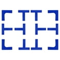 thumbnail image 1 of Unique Bargains Court Line Marker Set, Pickleball Court Marking Kit Throw Down Markers for Outdoor Court Blue, 1 of 6