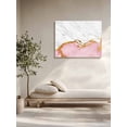 thumbnail image 5 of Pink Gold Marble Wall Art for Living Room,Canvas Picture Wall Decor for Bathroom Bedroom,Modern Abstract Marble Crack Texture Painting Artwork for Office Kitchen Hallway Dining Room Decor 16"x20", 5 of 8