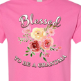 thumbnail image 4 of Inktastic Blessed to Be a Grandma Flowers T-Shirt, 4 of 5