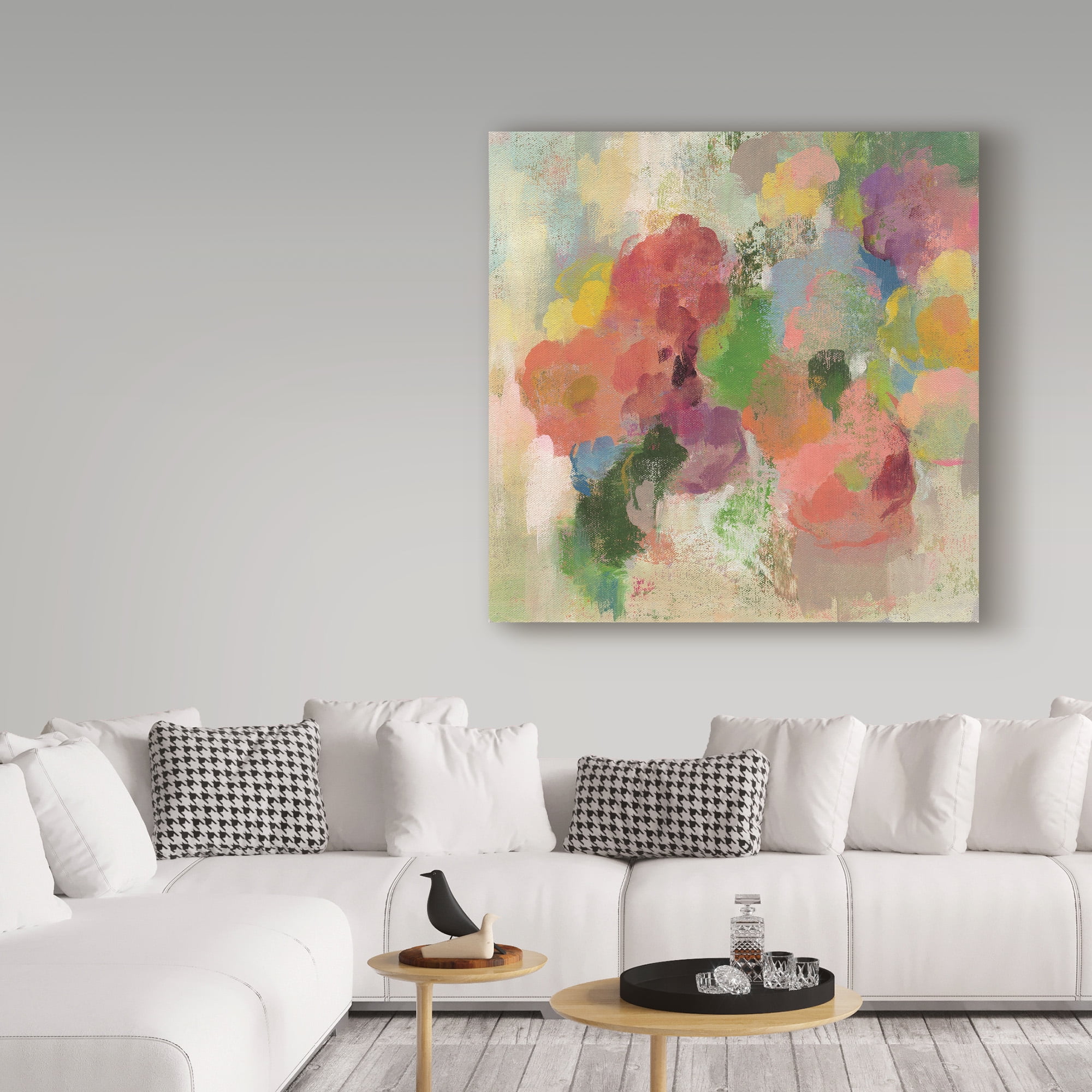 Trademark Fine Art 'Colorful Garden III' Canvas Art by Silvia Vassileva