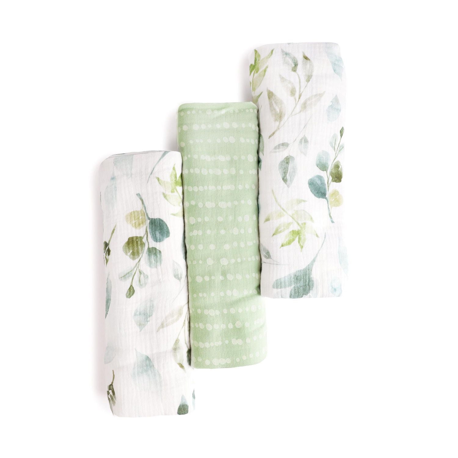 Lot de 3 couvertures, botanical