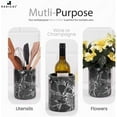 thumbnail image 4 of Radicaln Black 6.5 inches Marble Wine Chiller - Premium Stone Beverage Cooler, Sleek Countertop Bottle Holder for Bar, Luxury Wine Chilling & Gift Idea, 4 of 6