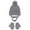 Grey, variant on Huowey Children For Knitted Knitted Hat Boys And And Warm Winter For Girls Hat Autumn Woolen Hat With Gloves Holiday Dailywear, 0-1 Years