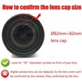 thumbnail image 2 of [Lot de 2] Capuchon d'Objectif de Caméra pour Canon EOS R5 R6 RP avec Objectif RF 24-70mm RF 15-35mm, pour Nikon Z50 Z6II avec Nikkor Z 24-70mm, 2 of 5