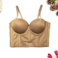 thumbnail image 6 of cocolona Solid Color Corset Cami Crop Tops Push Up Fishbone Overbust Corset Party Tank Club Outfits, 6 of 6
