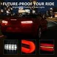 thumbnail image 6 of Spec-D Tuning Black Smoke Full LED Tail Lights w/ Sequential Turn Signals Compatible with 2016-2018 Chevy Camaro, Left + Right Pair Assembly, 6 of 7