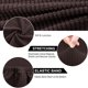 thumbnail image 4 of Tejido Spandex Ajuste Elástico Silla Antideslizante Cubierta Retirable Lavable Comedor Banquete Silla Protector Color café, 4 of 9