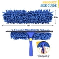 thumbnail image 4 of Kleen Handler 12" Chenille Replacement Window Cleaning Sleeves (5 Pack) – Reusable & Washable Squeegee Scrubber Refills for Glass & Window Washer Tools, 4 of 6