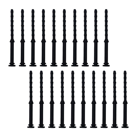 LEORX 20Pcs Rubber Pc Case Cooling Fan Screws High Elasticity Noise Reducing Replacement