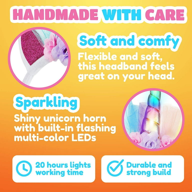 Unicorn Headband Adult Multi Unicorn Headband Adult Multi
